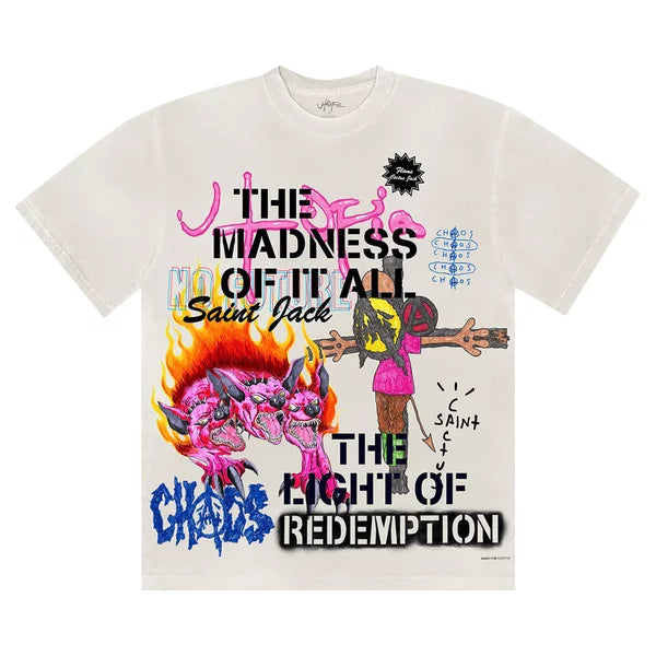 Camiseta Cactus Jack by Travis Scott Utopia x St Michael 3A