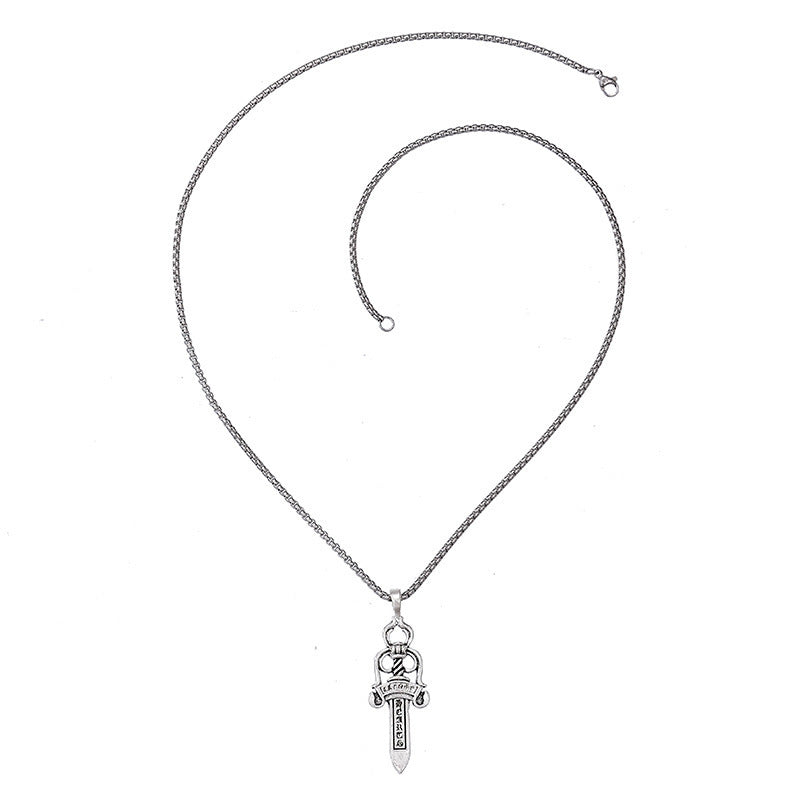 Corazones Cromados Collar