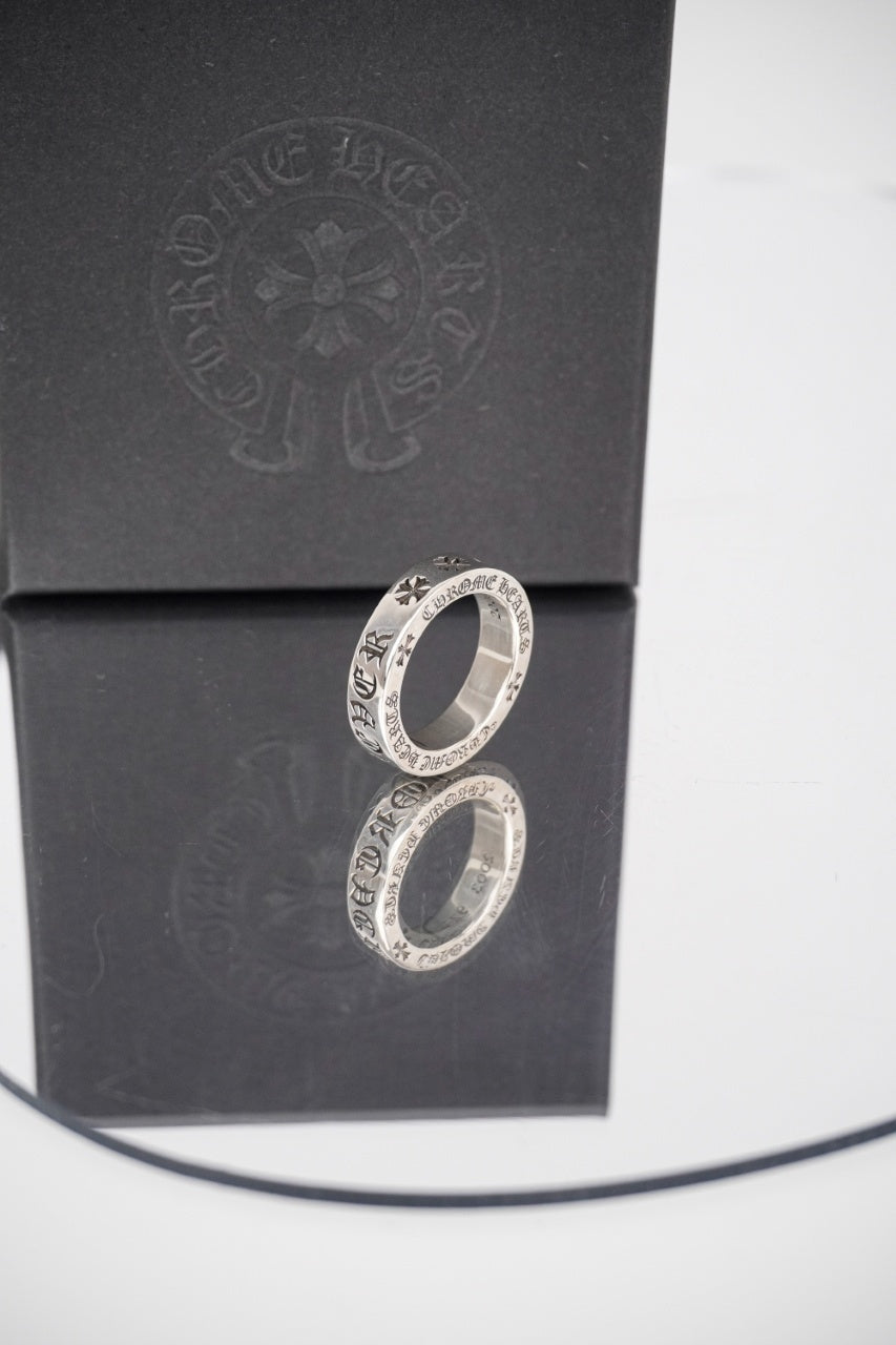 Anillo Corazones Cromados