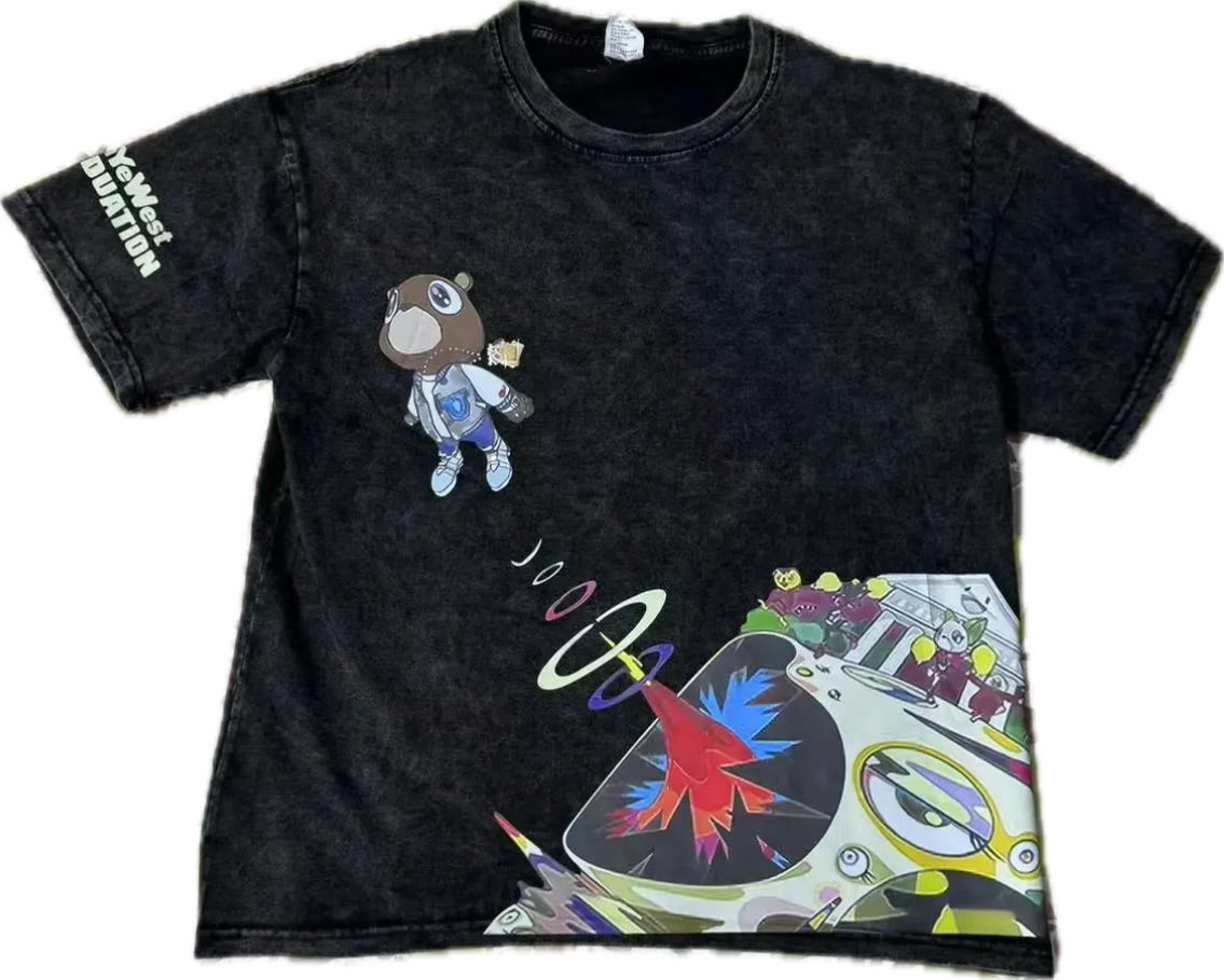 Camiseta de graduación lavada