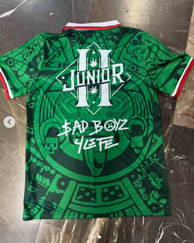 JUNIOR H X PLAYERA VERDE MÉXICO