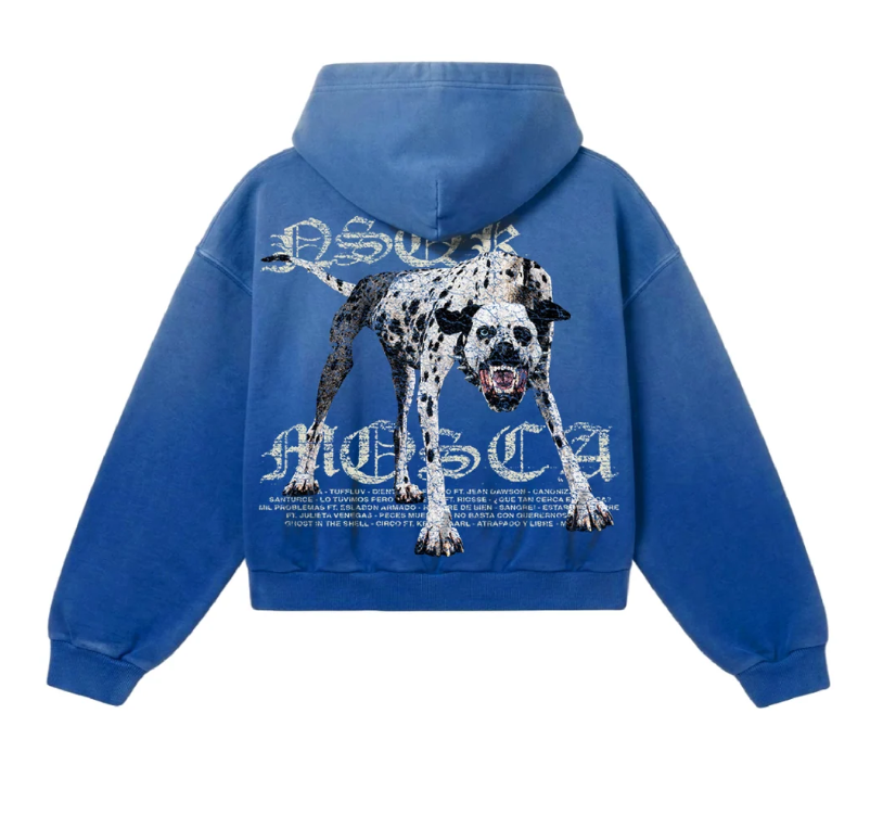 NSQK MOSCA BLUE HOODIE