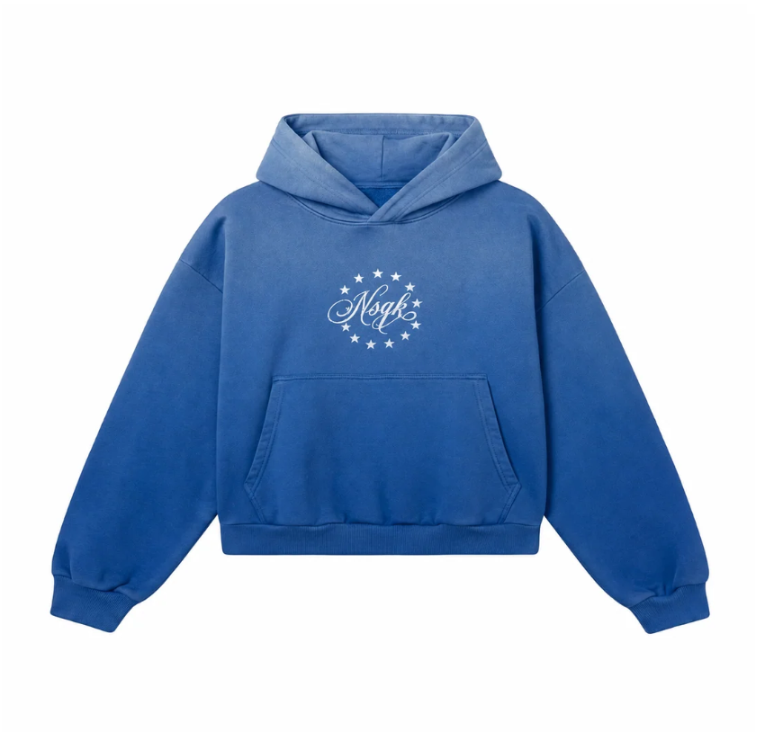 NSQK MOSCA BLUE HOODIE