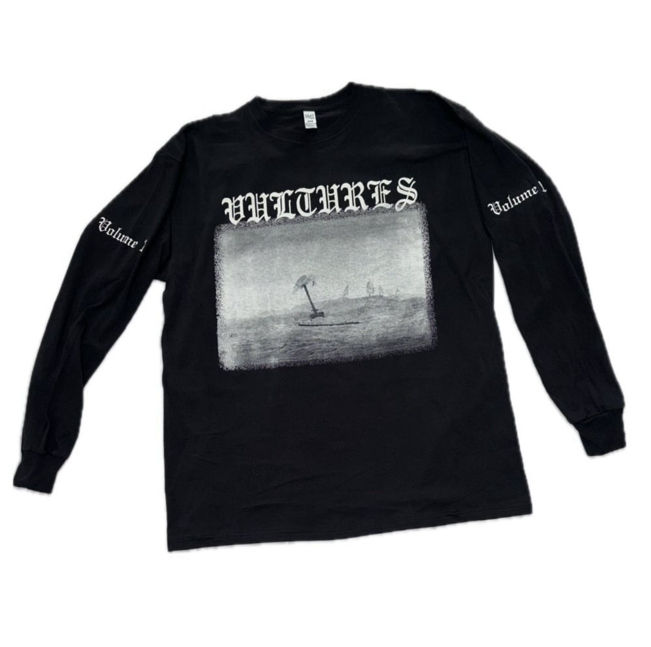 Camiseta de manga larga con buitres