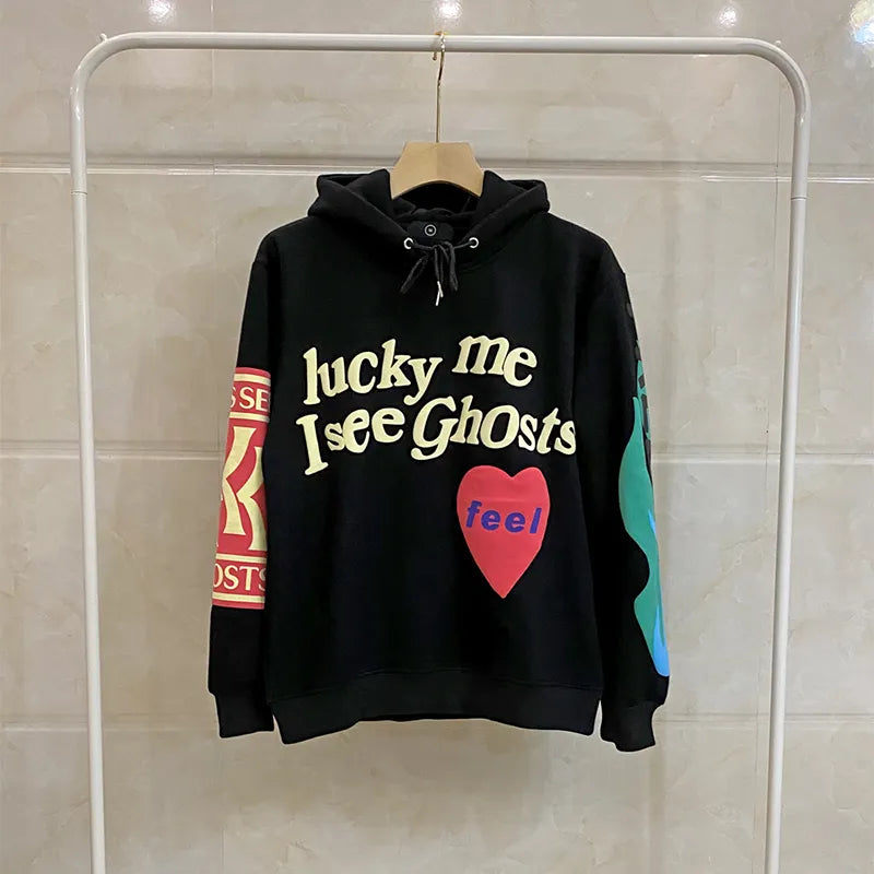 Sudadera con capucha Lucky Me I See Ghosts
