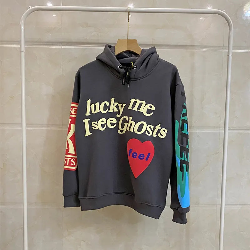 Sudadera con capucha Lucky Me I See Ghosts