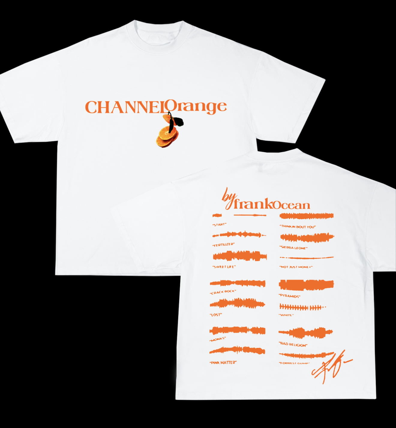 Channel Orange Tracklist Tee