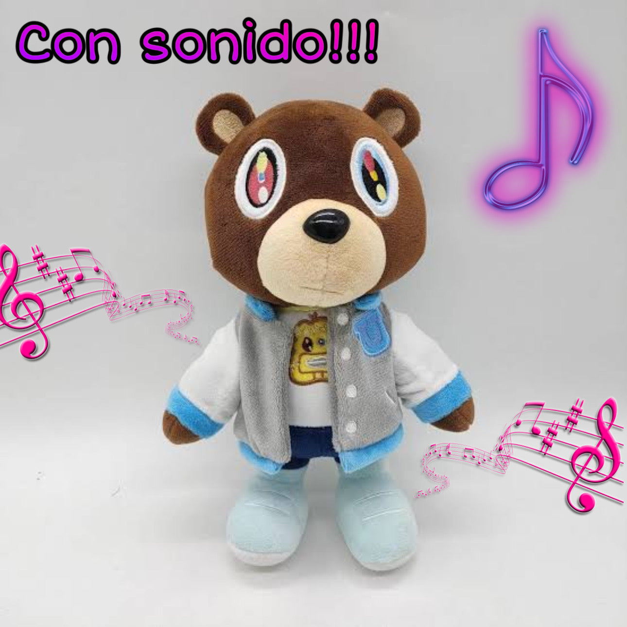 Peluche oso Graduadito Con Sonido a.k.a edgarsito