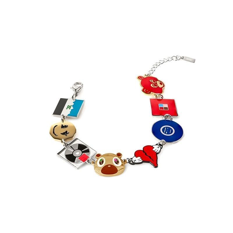 KanYe West Pulsera de charms KanYe West