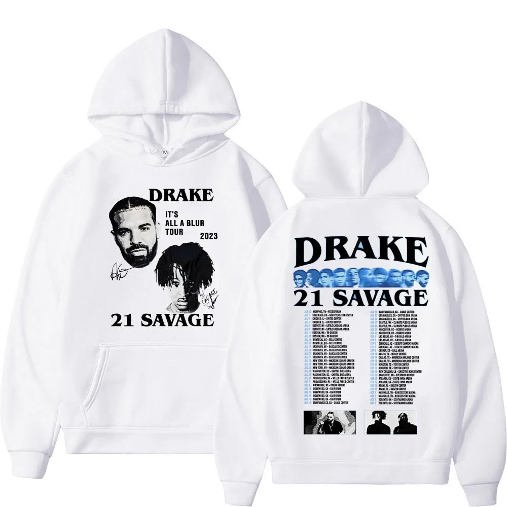 Sudadera con capucha de Drake y 21Savage