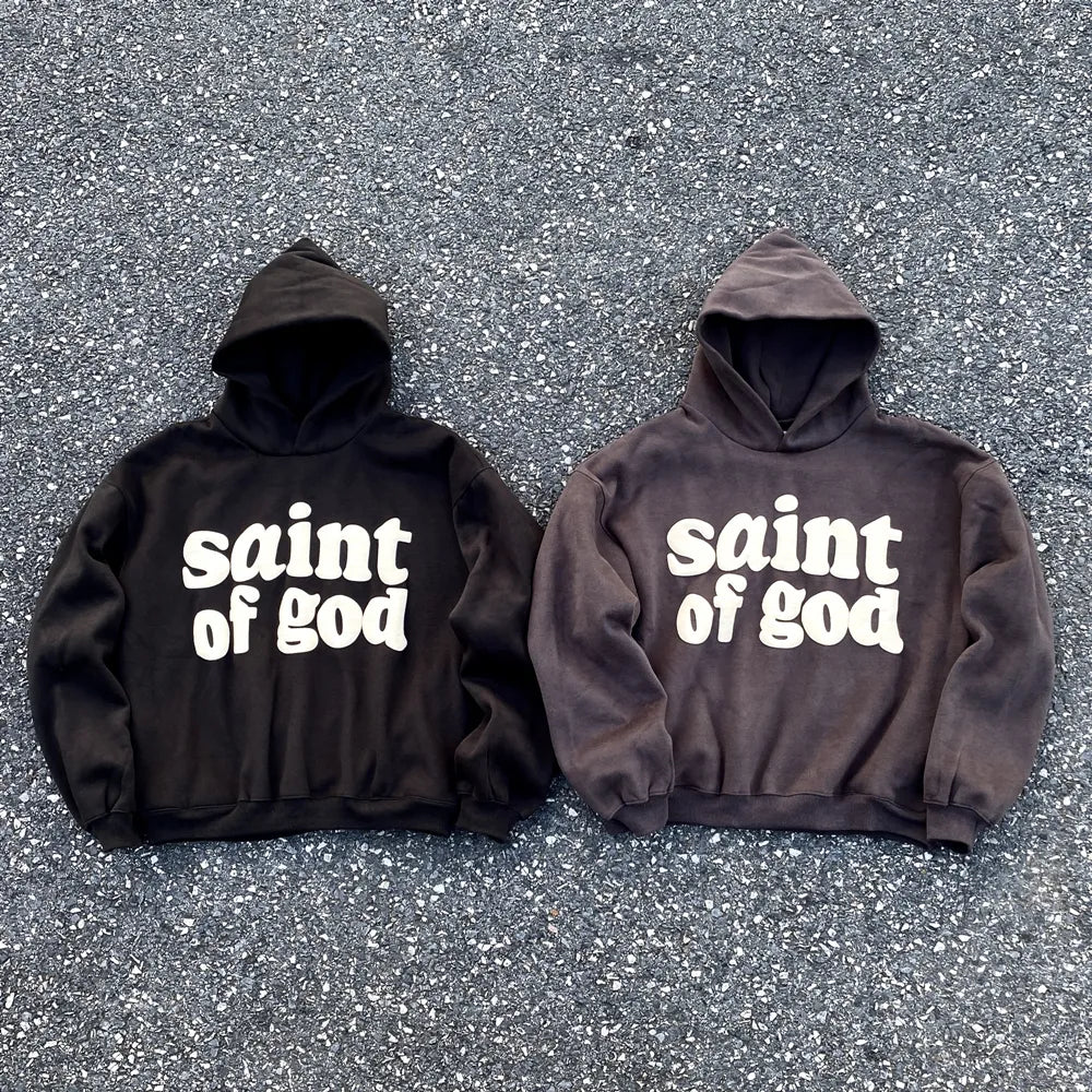Sudadera con capucha "Santo de Dios"
