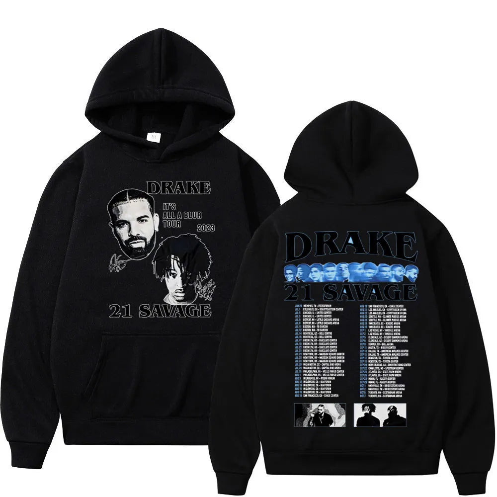 Sudadera con capucha de Drake y 21Savage