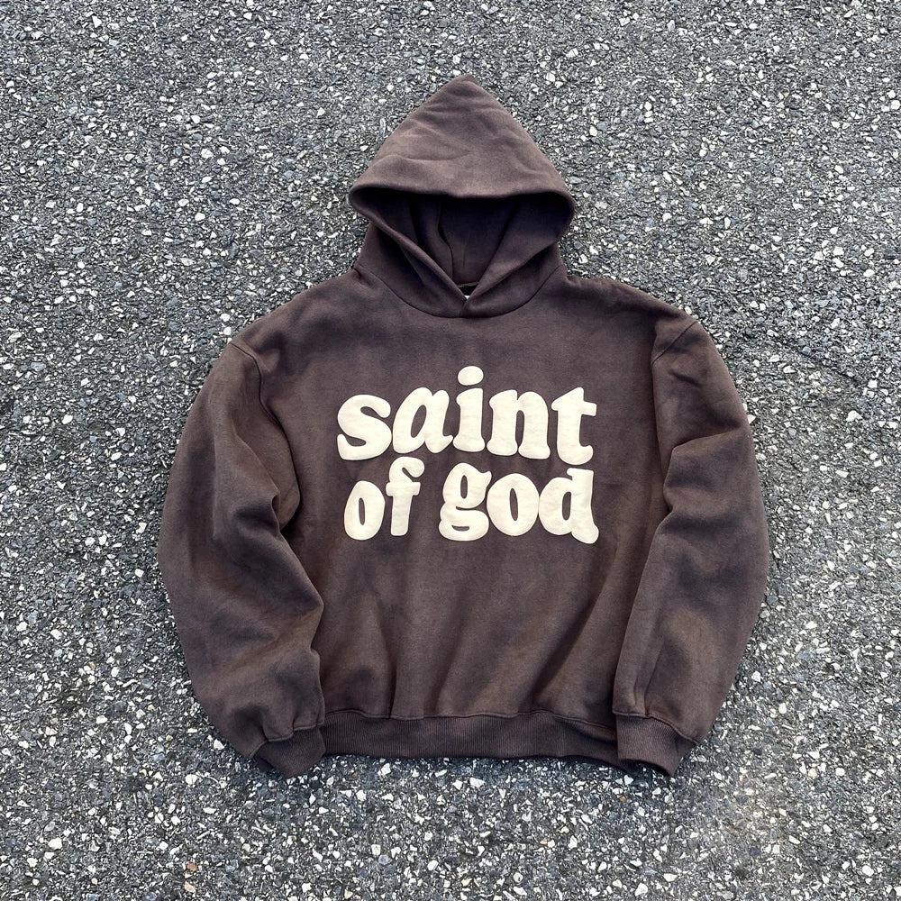Sudadera con capucha "Santo de Dios"