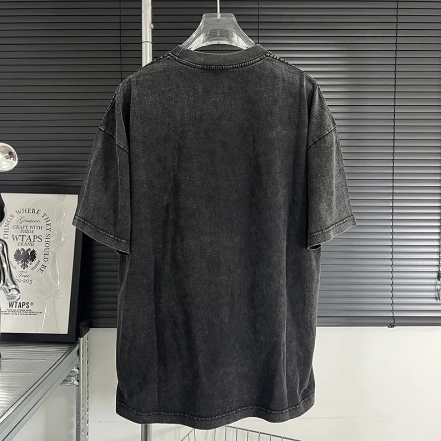 Camiseta Donda efecto desteñido