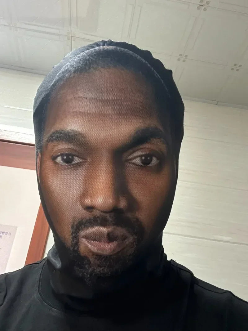 Máscara realista de Kanye West
