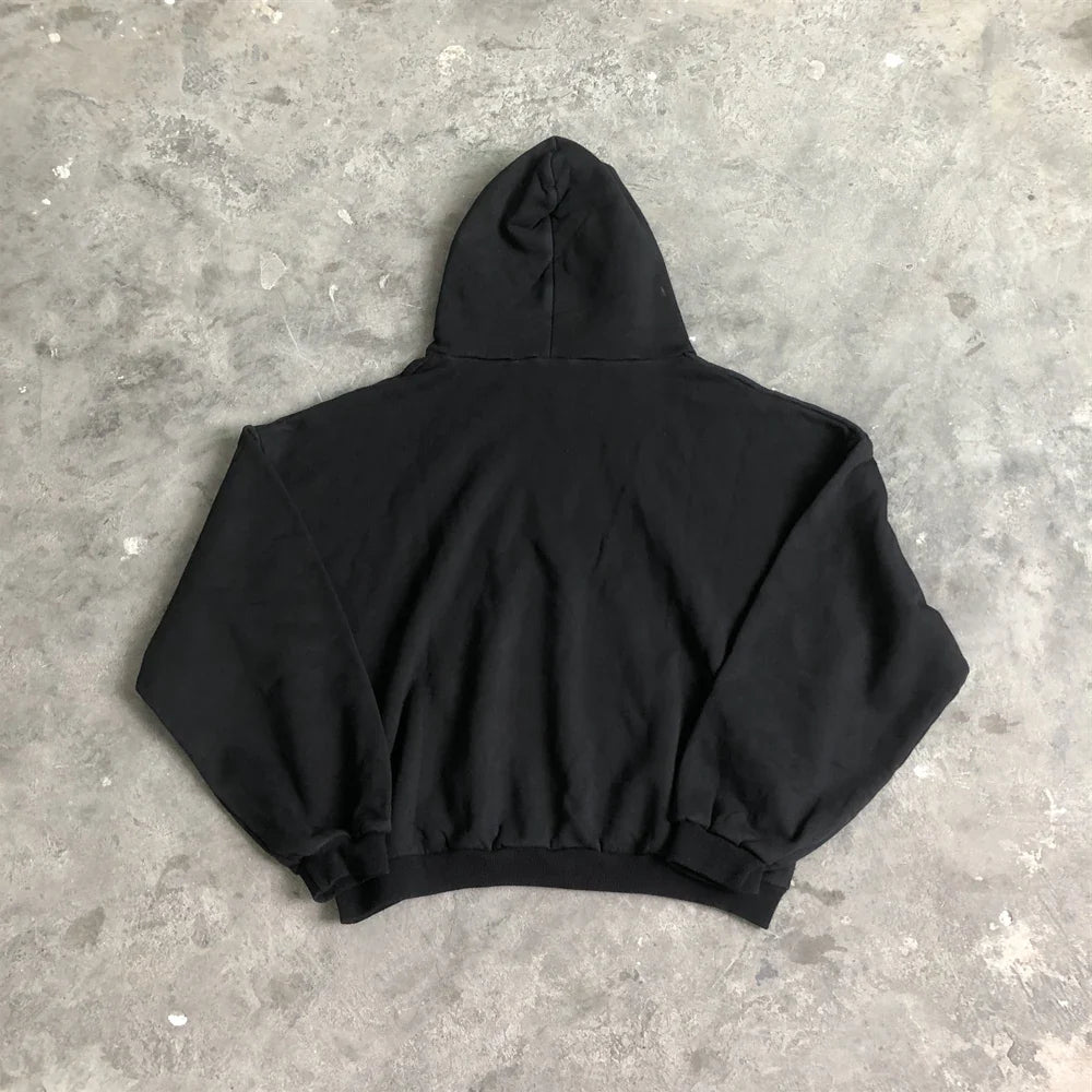 Sudadera con capucha Yeezy Gosha Black Dogs Vultures G5
