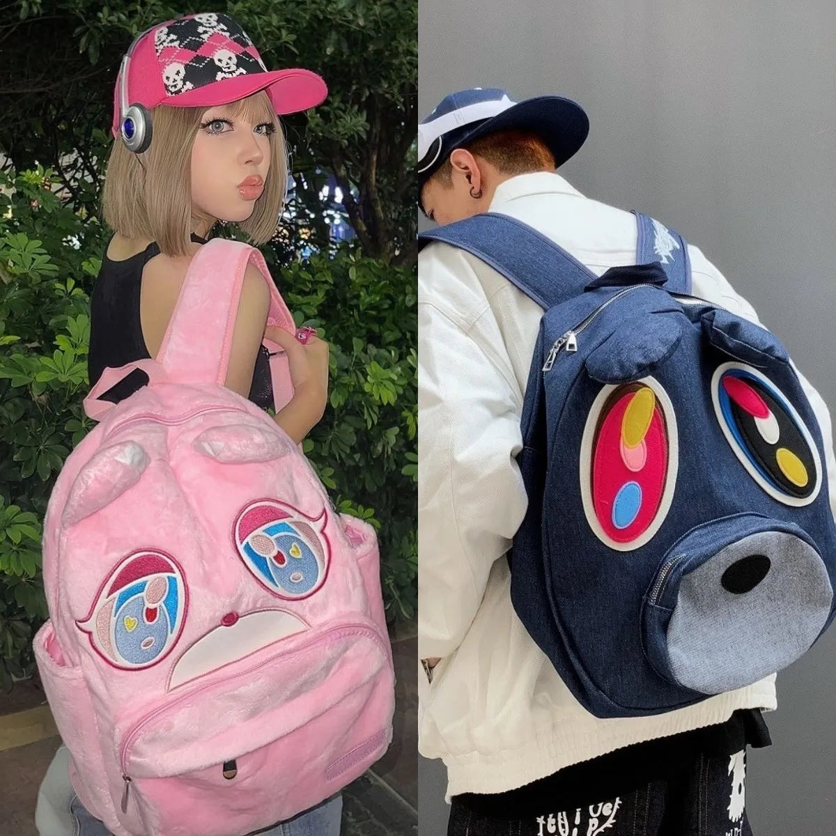 Mochila de osito de graduación.