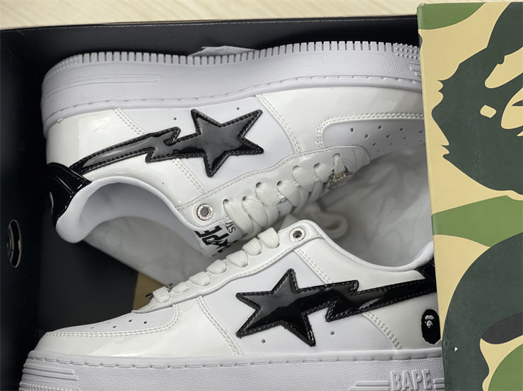 Bape Jound Blanco Azul Marino