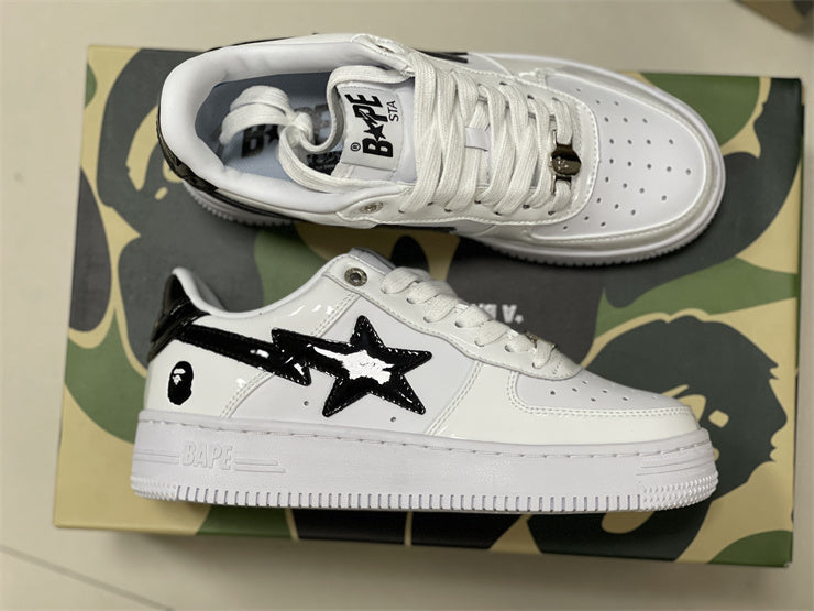 Bape Jound Blanco Azul Marino