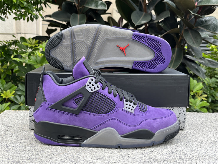 Travis Scott x Air Jordan 4 Purple MSTC