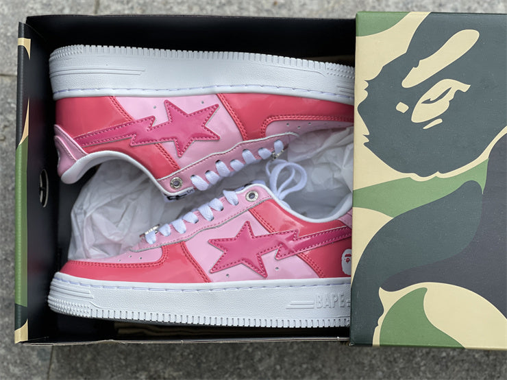 BAPE Sta Low Camuflaje Rosa