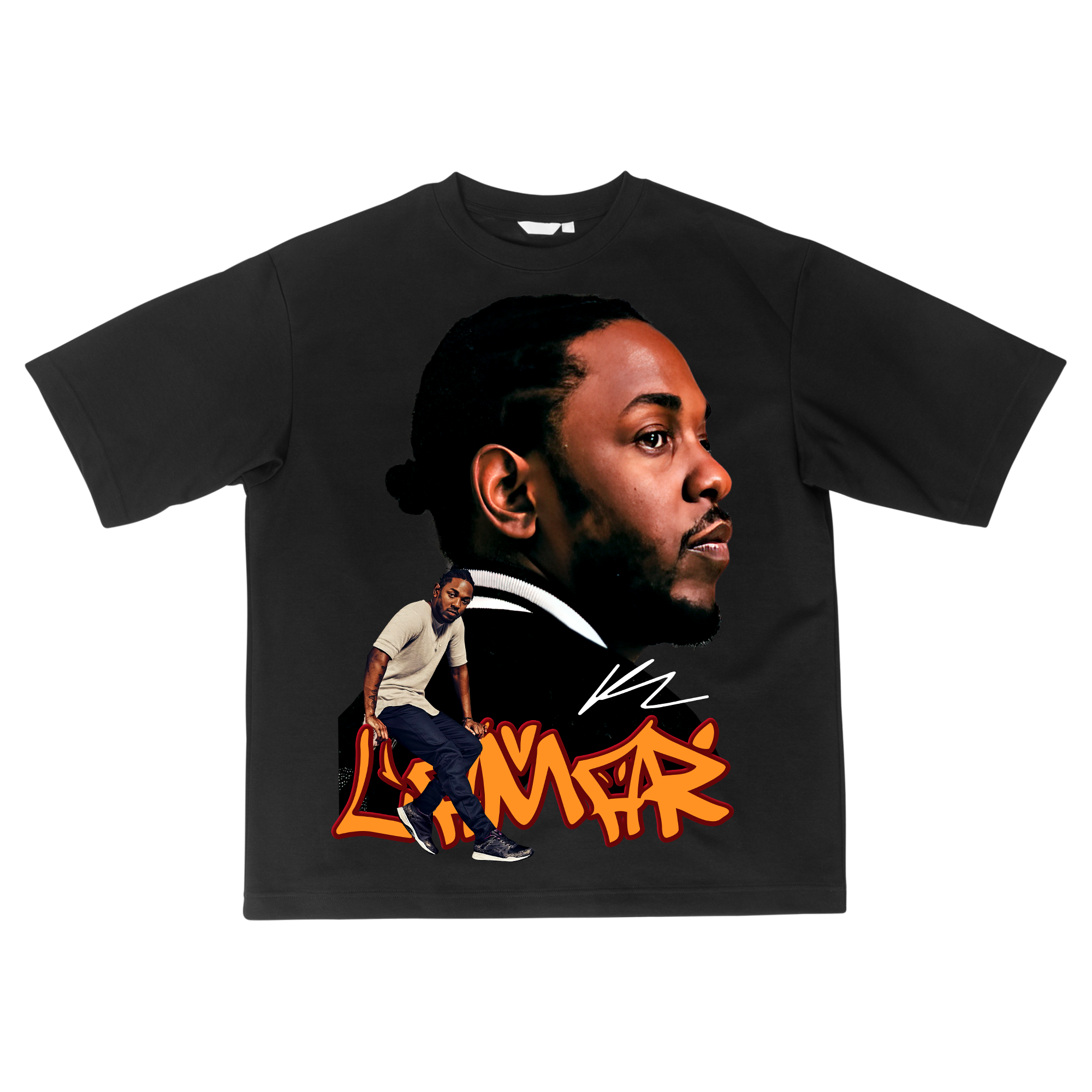 Camiseta con la cara de Kendrick Lamar