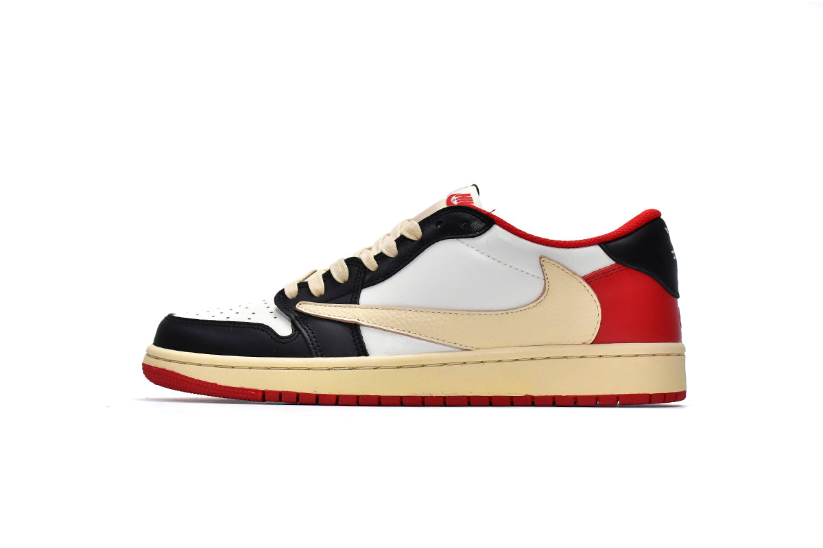 Air Jordan 1 Low OG x Trophy Room 'Sail and Varsity Red