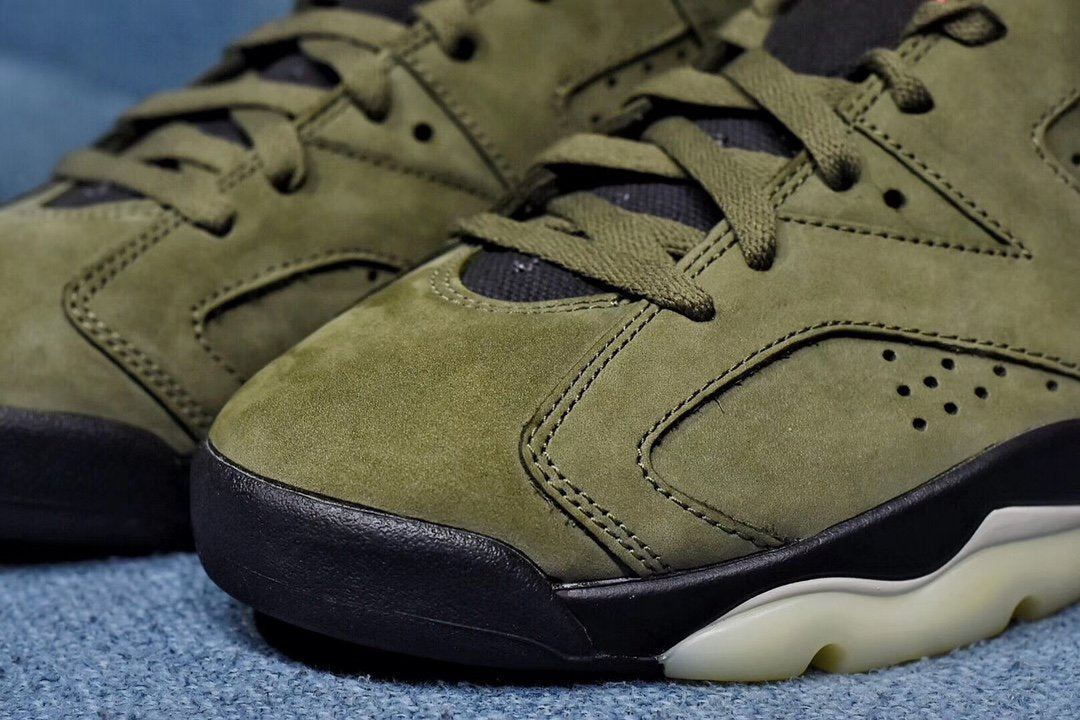 Nike Air Jordan 6 Retro Travis Scott Verde Militar