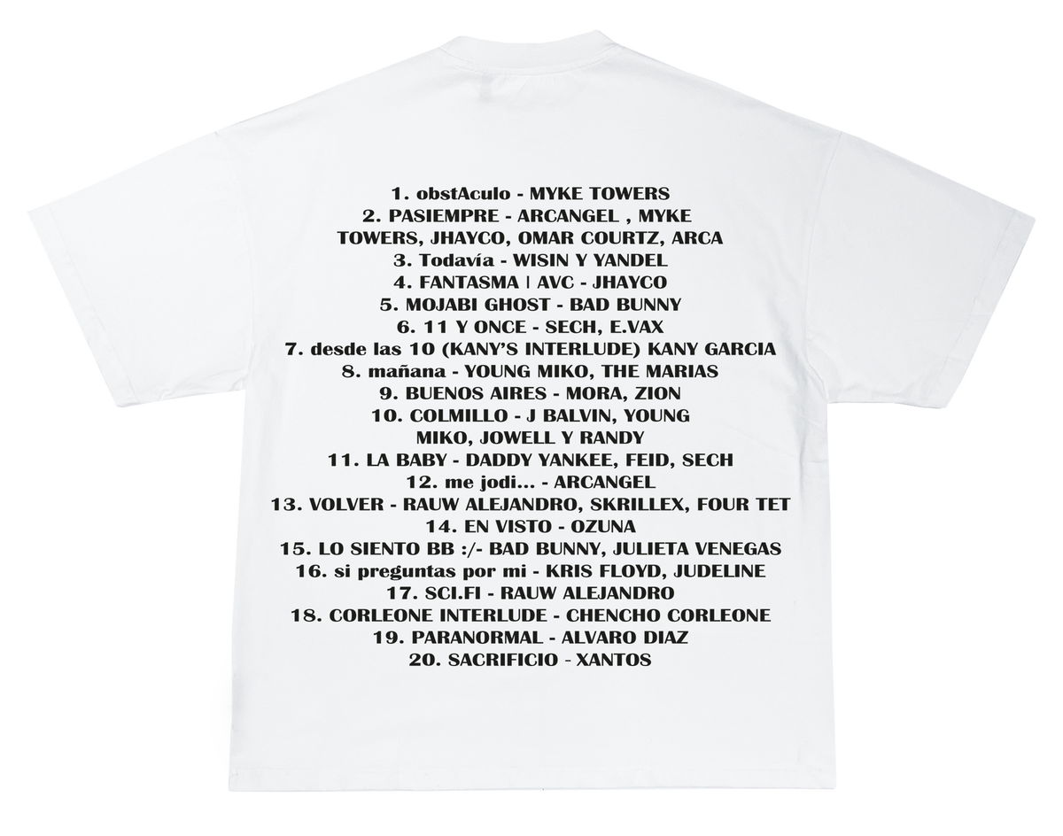 Data Tainy Tracklist Tee