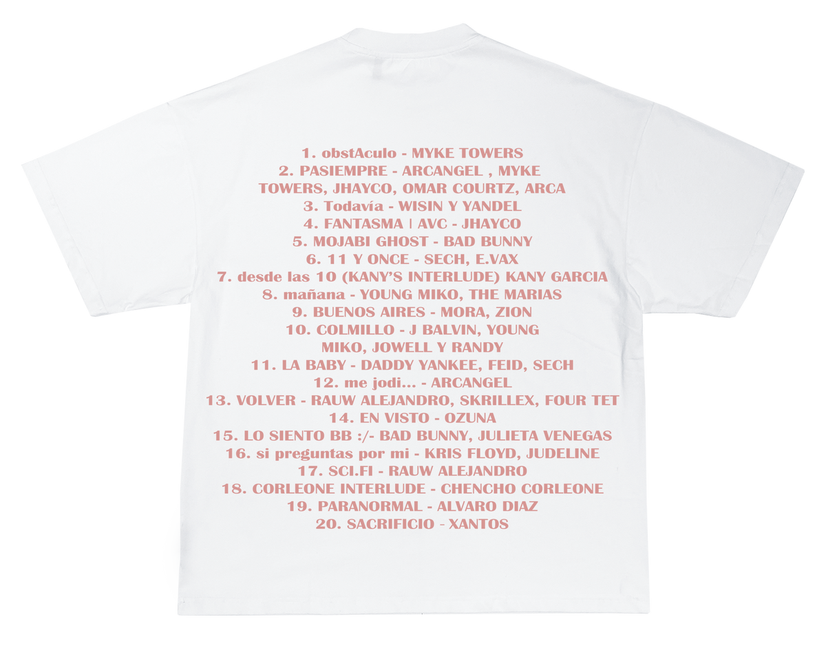 Data Tainy Tracklist Tee