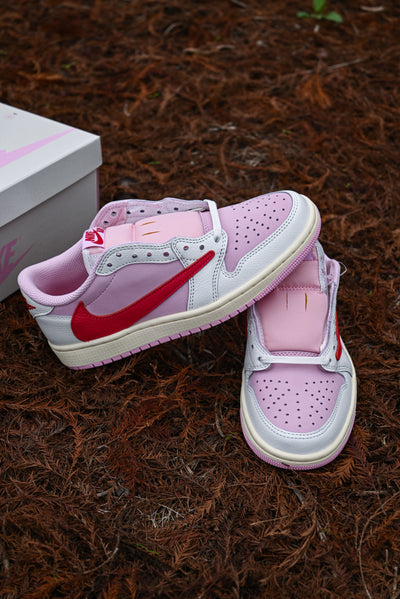 Travis Scott Air Jordan 1 Low OG SP Sail Shy Pink