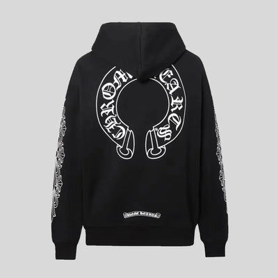 ZIPPER HOODIE CORAZONES CROMADOS