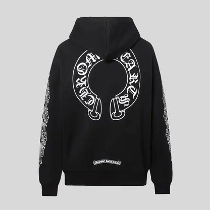 ZIPPER HOODIE CORAZONES CROMADOS