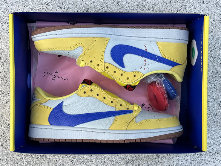 Travis Scott x Air Jordan 1 Low Canary