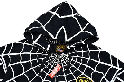 SUPR3ME X V4NS0N LEATHERS X SPIDER MAN HOODIE