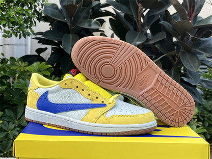 Travis Scott x Air Jordan 1 Low Canary