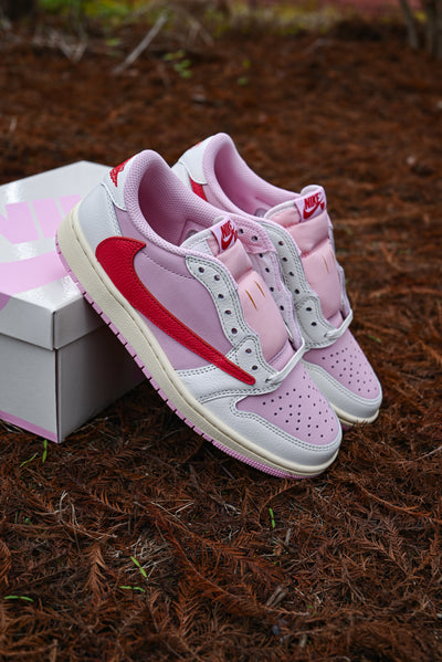 Travis Scott Air Jordan 1 Low OG SP Sail Shy Pink