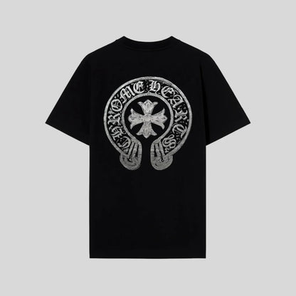 PLAYERA CORAZONES CROMADOS CONCRETE