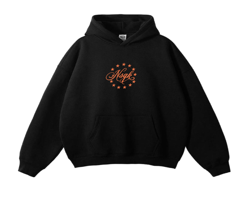NSQK MOSCA BLACK HOODIE