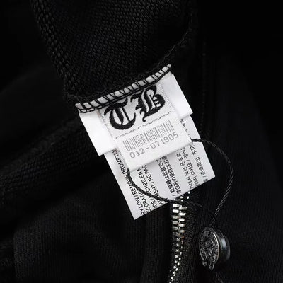 ZIPPER HOODIE CORAZONES CROMADOS