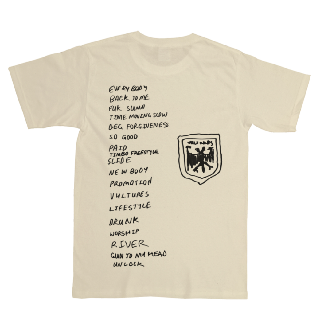 VULTURES Tracklist Tee