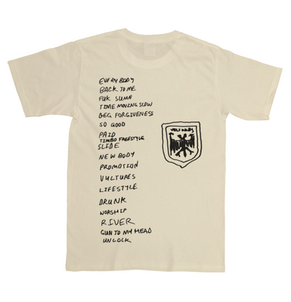 VULTURES Tracklist Tee