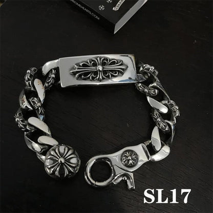 Esclavas Corazones Cromados Chrome