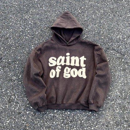 Sudadera con capucha "Santo de Dios"