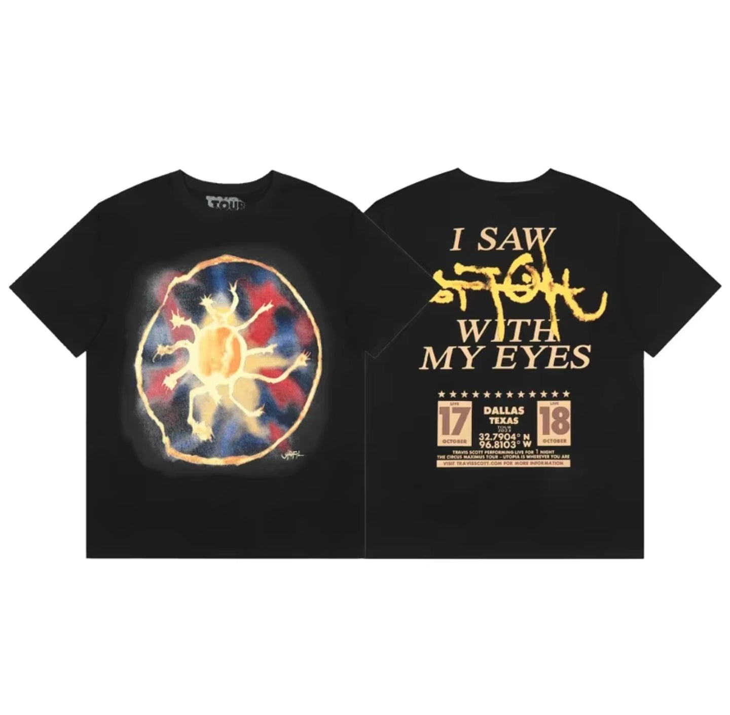 I Saw With My Eyes 2023 Tour PHX Tee