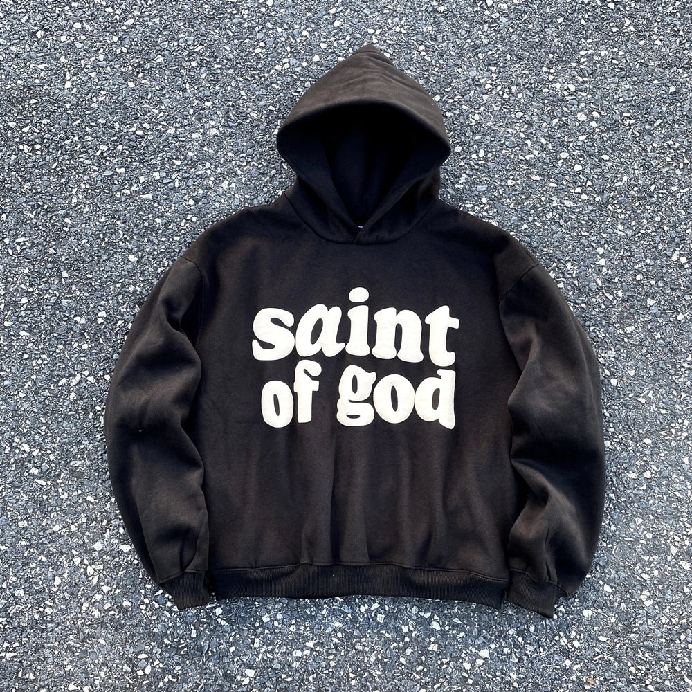 Sudadera con capucha "Santo de Dios"