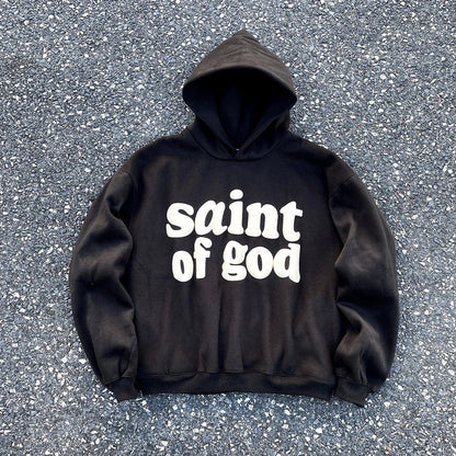 Sudadera con capucha "Santo de Dios"