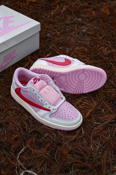 Travis Scott Air Jordan 1 Low OG SP Sail Shy Pink