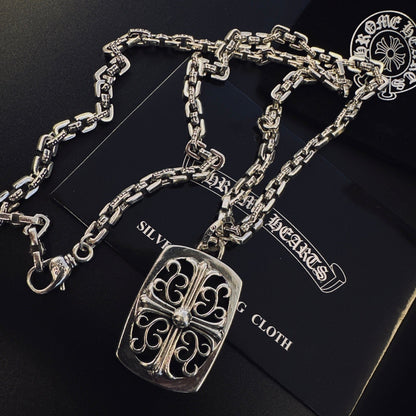 Collar Chrome Corazones Cromados