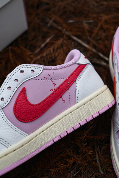 Travis Scott Air Jordan 1 Low OG SP Sail Shy Pink